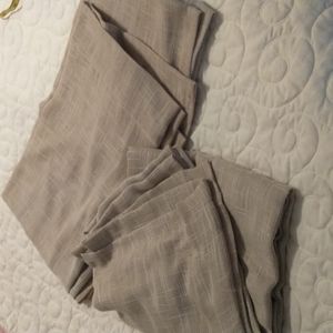 Sheer Burlap Curtains (2 panels)